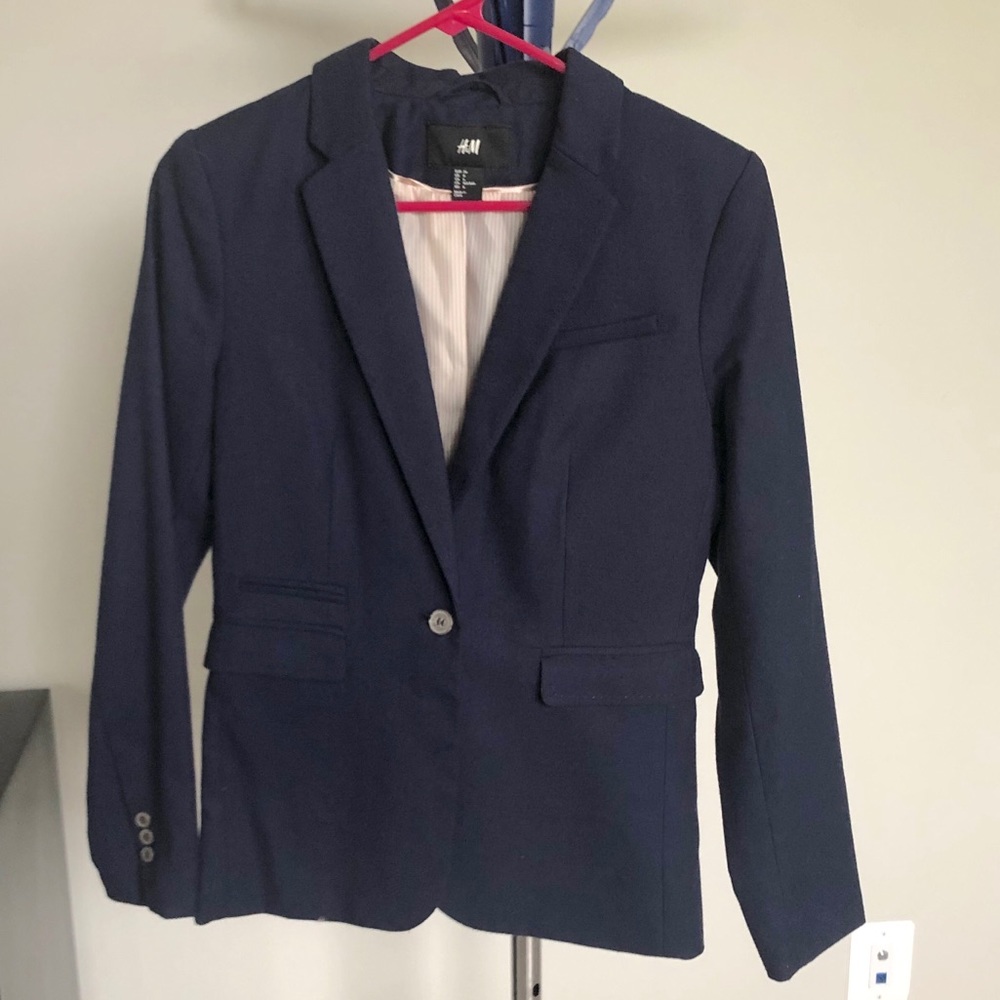 H&M navy blazer size 6
